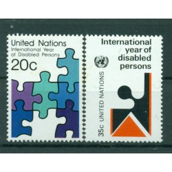 Nations Unies New Ykrk 1981 - Y & T n. 335/36  - Année Internationale des personnes handicapées