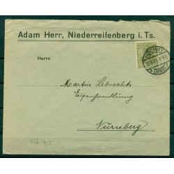 Germania 1920 - Michel n.147 II - Serie ordinaria su lettera