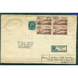 South Africa 1949 - Y & T n. 90-170/71 - Cover from Marion Island (Antarctica)