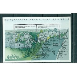 Allemagne  1998 - Michel feuillet n. 44 - Parc national de la Suisse  saxonne