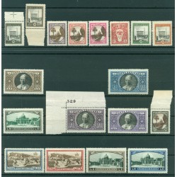 Vatican 1933 - Y & T  n. 44/59 + n. 3/4 express - Definitive