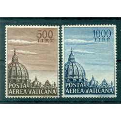 Vatican 1953 - Y & T. n. 22/23 poste aérienne - Série courante