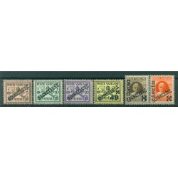 Vatican 1931 - Y & T. n. 1/6 timbres-taxe - Pontificat de Pie XI