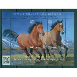 Kyrgyzstan KEP 2015 - Y & T n. BF 3 - Horses
